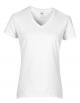 Premium Cotton Ladies V-Neck Damen T-Shirt
