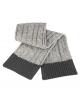 Shades of Grey Knitted Scarf / Damen Winter Schal