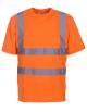 Herren Hi Vis sicherheits T-Shirt EN ISO 20471 bis 6XL