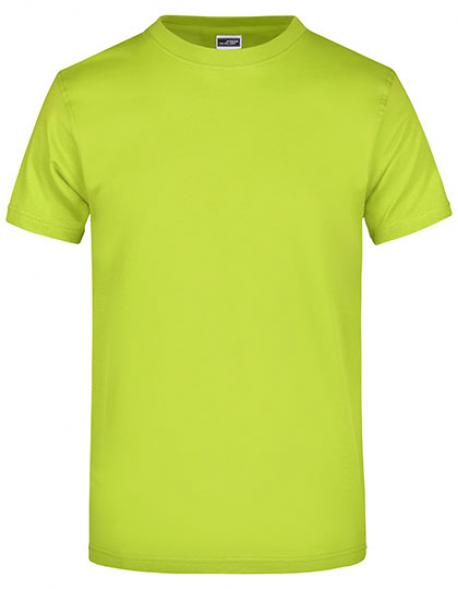 Herren Rundhals Komfort T-Shirt Single-Jersey