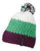 Crocheted Cap mit Pompon / Damen Bomel Mütze
