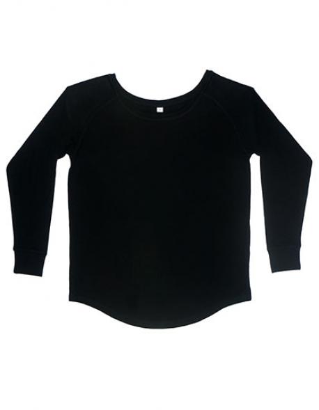 Damen Loose Fit Long Sleeve T-Shirt / Single-Jersey