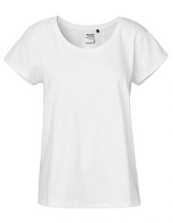 Damen Loose Fit T-Shirt / Single Jersey Strick