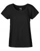 Damen Loose Fit T-Shirt / Single Jersey Strick