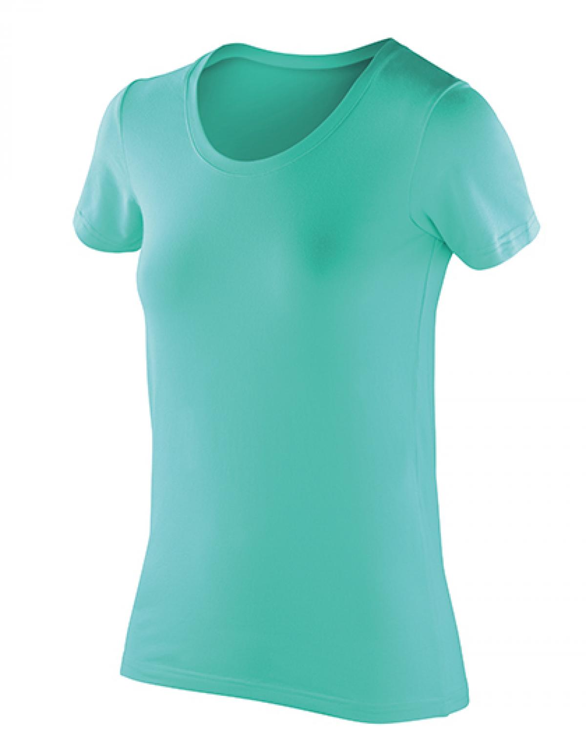 Ideal veredeln mit ihrem LogoSPIRO Damen Impact Softex® T-Shirt 