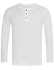 Herren Shawn Long Sleeve Henley T-shirt / Waschbar bei 40°C