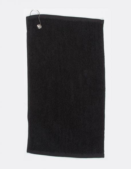 Luxus Golf Towel / Eingearbeitete Öse mit Haken / 30 x 50 cm