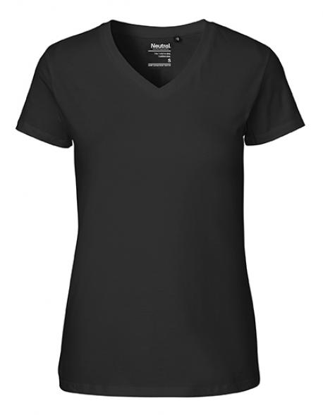 Damen V-neck T-Shirt