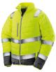 Herren Soft Padded Safety Jacke / ISO EN20471:2013 Klasse 2