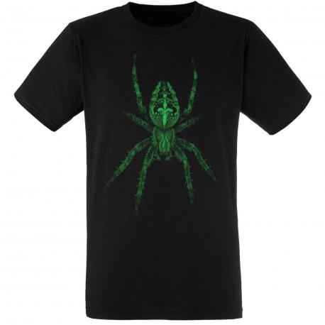 "Spider / Spinnen" T-Shirt in grün
