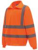 Hi Vis 1/4 Zip Sweatshirt - EN ISO 20471:2013 Klasse 3