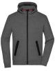 Herren Hooded Jacket, Elastische,  Interlock-Qualität
