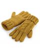 Handschuhe Cable Knit Melange Gloves