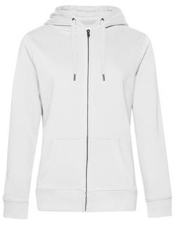 QUEEN Zipped Hood Jacket /Women, gekämmte Baumwolle