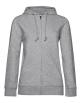 Organic Zipped Hood Jacket /Women, gekämmte Bio-Baumwolle