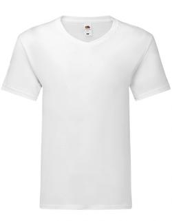 Herren Shirt Iconic 150 V Neck T, ringgesponnene Baumwolle