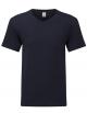 Herren Shirt Iconic 150 V Neck T, ringgesponnene Baumwolle