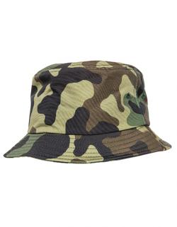Camo Bucket Hat, Umlaufende Krempe