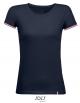 Damen Shirt Women´s Short Sleeve T-Shirt Rainbow