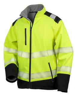 Herren Jacke Printable Ripstop Safety Softshell Jacket