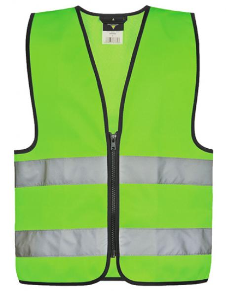 Kinder Safety Vest for Kids with Zipper EN1150
