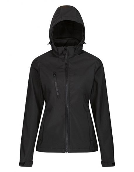 Womens Venturer 3-layer Printable Hooded Softshell Jacket