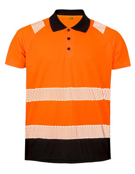 Recycled Safety Polo Shirt - Schnell trocknend