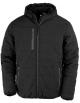 Recycled Black Compass Padded Winter Jacket