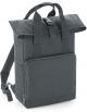 Rucksack Twin Handle Roll-Top Backpack - 28 x 38 x 12 cm