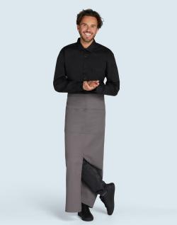 Berlin Long Bistro Apron with Vent and Pocket 100 x 100 cm