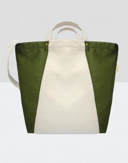 Kiyomi Satin + Velvet Tote Bag 43 x 37 x 14 cm