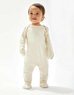 Baby Sleepsuit with Scratch Mitts - Baby Schlafanzug