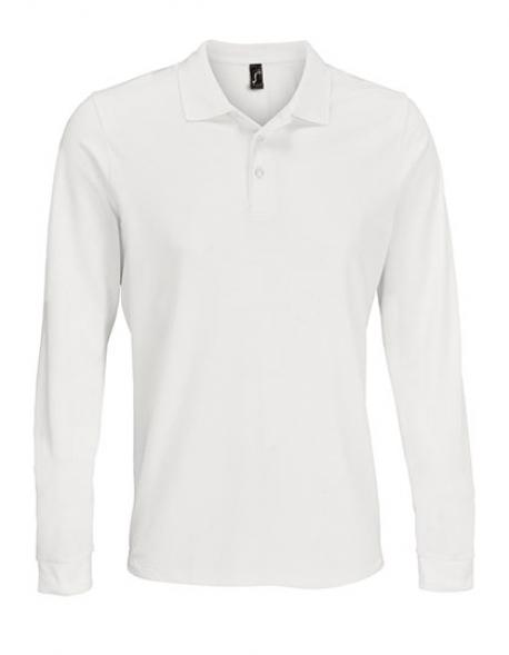 Unisex Long Sleeve Polycotton Polo Shirt XS bis 5XL