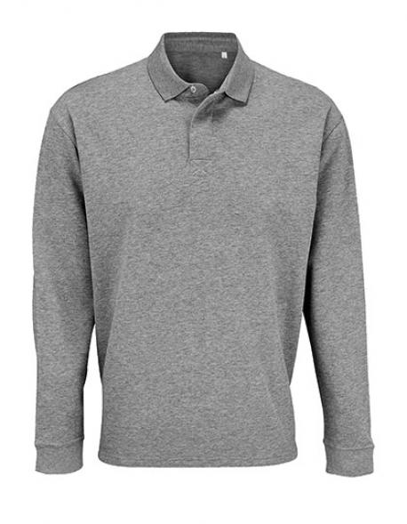 Unisex Polo Collar Sweatshirt Heritage XS bis 5XL