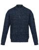Solomon Zip-Neck Knitted Pullover S bis 3XL