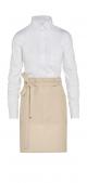 BRUSSELS - Short Recycled Bistro Apron with Pocket 78x52 cm