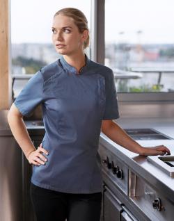 Short-Sleeve Ladies' Chef Jacket Modern-Look 34 bis 50