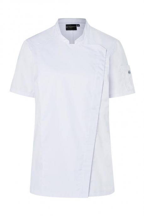 Short-Sleeve Ladies' Chef Jacket Modern-Look 34 bis 50