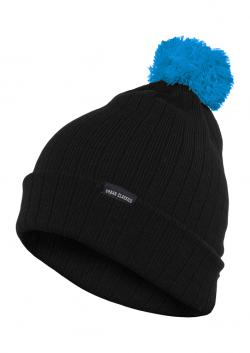 Contrast Bobble Beanie One Size