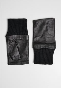 Half Finger Synthetic Leather Gloves S/M bis L/XL