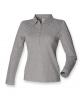 Ladies Long Sleeved Stretch Poloshirt - WRAP