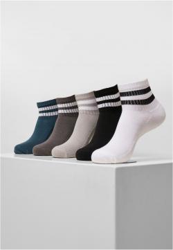 Sporty Half Cuff Logo Socks 5-Pack Socken