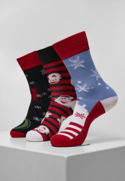 Santa Ho Christmas Socks 3-Pack Socken