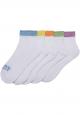 Colored Lace Cuff Socks 5-Pack Sport-Socken