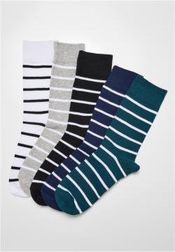 Small Stripes Socks 5-Pack Herren-Strümpfe