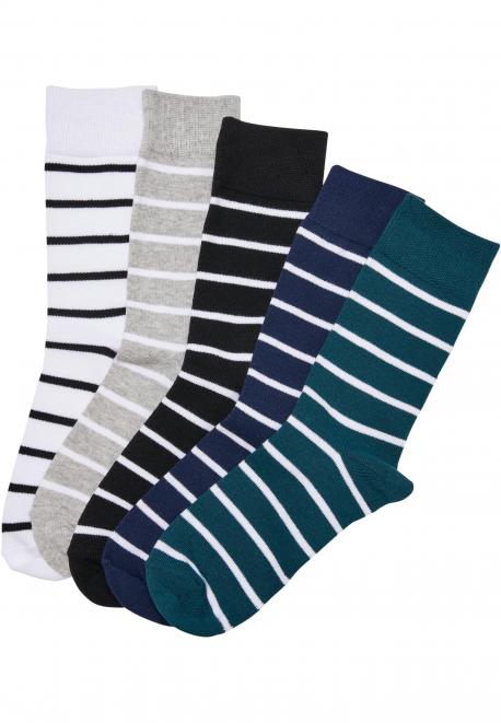 Small Stripes Socks 5-Pack Herren-Strümpfe