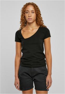 Ladies Organic Asymmetric Neckline Tee Damen T-Shirt