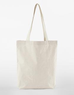 Striped Organic Cotton Bag Einkaufstasche