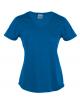 Damen Sport T-Shirt V Neck Cool + Zertifiziert nach WRAP