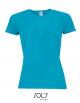 Damen Raglan Sport T-Shirt + Längerer Rücken